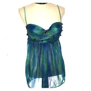 Upcycled Victoria’s Secret blue mermaid ba…